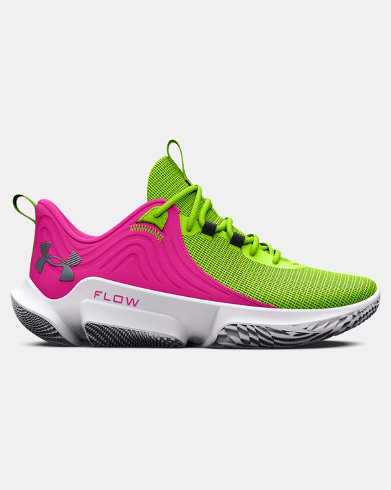 Unisex UA Flow FUTR X 2 Basketball Shoes, Green, pdpMainDesktop image number 0